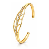Leafy Affair Selene Leaf Cuff Bracelet