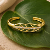 Leafy Affair Selene Leaf Cuff Bracelet