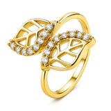 Leafy Affair Petal Cluster Ring