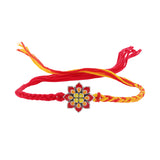 Phool Rang Enamel Thread Rakhi