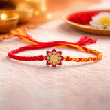 Phool Rang Enamel Thread Rakhi