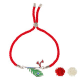 Krishna Pankh Bracelet Rakhi