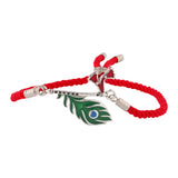 Krishna Pankh Bracelet Rakhi