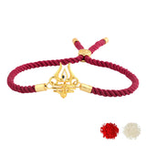 Gold Shiva Rakhi for Brother