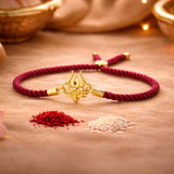 Gold Shiva Rakhi for Brother