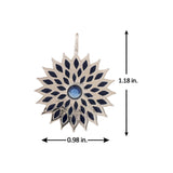 Fractals In Nature Quantum Bloom Earrings