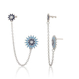 Fractals In Nature Bloom Itera Cuff Earrings