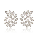 Fractals In Nature Spiral Bloom Earrings