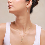 Leafy Affair Nivelle Short Pendant Set