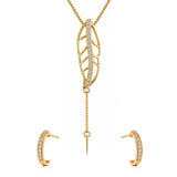 Leafy Affair Livora Form Y Pendant Set