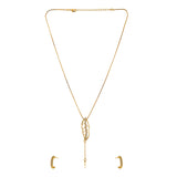 Leafy Affair Livora Form Y Pendant Set