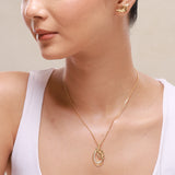 Leafy Affair Florielle Gleam Pendant Set