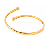 Trendy Golden Twin Solitaire Armlet