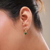 Trendy Golden Color Pop Hoop Earrings