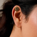 Kusum Gold Bloom Bugadi Earrings