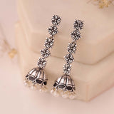 Chandtara Tribal Drop Jhumka Earrings