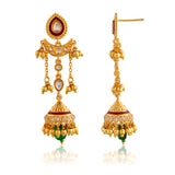 Trendy Rajsi Kundan Jhumki Earrings