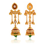 Trendy Rajsi Kundan Jhumki Earrings