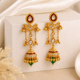 Trendy Rajsi Kundan Jhumki Earrings