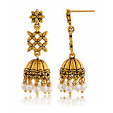 Trendy Noorika Pearl Jhumki Earrings