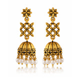 Trendy Noorika Pearl Jhumki Earrings