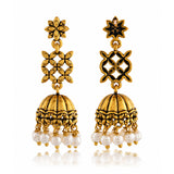 Trendy Noorika Pearl Jhumki Earrings