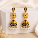 Trendy Noorika Pearl Jhumki Earrings