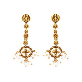 Pillars Of Time Sampradaya dangle earring