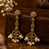 Pillars Of Time Sampradaya dangle earring