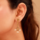 Pillars Of Time Sampradaya dangle earring