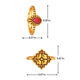 Pillars Of Time Shilp Ring set