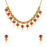 Pillars Of Time Temple Bloom collar necklace set
