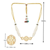 Radiant Veil Choker Necklace Set - Noor