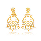 Celosia Chand bali Earring - Noor