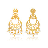 Celosia Chand bali Earring - Noor