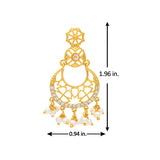 Celosia Chand bali Earring - Noor
