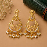 Celosia Chand bali Earring - Noor