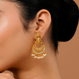 Celosia Chand bali Earring - Noor