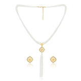 Whisper Halo Short Necklace Set - Noor
