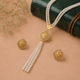 Whisper Halo Short Necklace Set - Noor