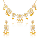 Aureole Choker Necklace Set - Noor