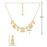 Aureole Choker Necklace Set - Noor