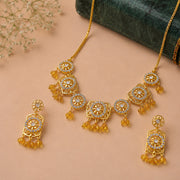 Aureole Choker Necklace Set - Noor