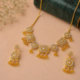 Aureole Choker Necklace Set - Noor