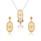 Goldveil Short Necklace Set - Noor