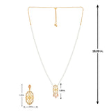 Goldveil Short Necklace Set - Noor