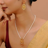 Goldveil Short Necklace Set - Noor