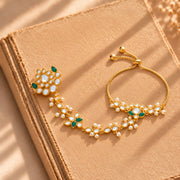 Meher - Adaab hathphool, Women Gold Green Hathphool