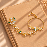 Meher - Adaab hathphool, Women Gold Green Hathphool