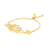 Meher - Noorzaad Bracelet, Women Gold Kundan Bracelet